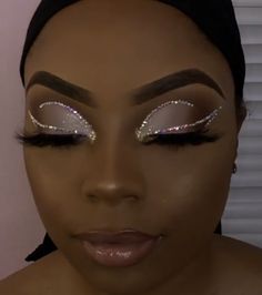 Glitter Prom Makeup, Eyeshadow Looks Black Women, Makeup Looks Prom, The Life I Want, Maquillage Yeux Cut Crease, Drag Make-up