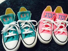 Monogrammed Childrens Converse Sneakers / by Embroiderybydarlene Customizable Green Casual Sneakers, Customized Casual Low-top Sneakers, Casual Customized Low-top Sneakers, Customizable Cute Low-top Sneakers, Casual Custom Embroidery Lace-up Sneakers, Customizable Cute Lace-up Sneakers, Cute Customizable Lace-up Sneakers, Customizable Lace-up Cute Sneakers, Customized Low-top Sporty Sneakers