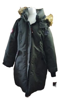 CANADA Weather Gear hooded parka Coat new with tag. Made for extreme temperatures Múltiples pockets… 2 front button closed pockets 2 smalls front snap button closed pockets 1 inside left side pocket Velcro closure Black Leather Jacket Outfit, Canada Weather, Green Parka, Hooded Faux, Leather Jacket Outfits, Jacket Outfit, Hooded Parka, Parka Coat, Black Leather Jacket