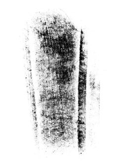 a black and white photo of a toothbrush on a white background with some stains