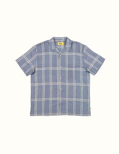 Grid Buttonup Classic Cotton Button-up Camp Shirt, Relaxed Fit Cotton Camp Shirt Button-up, Patterned Graphic Print Button-up Camp Shirt, Relaxed Fit Plaid Short Sleeve Button-up Shirt, Cotton Grid Pattern Button-up Shirt, Swim Shorts Women, Beach Pants, Suits For Sale, Beach Kids