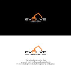 the logo for evlive earthwork's new company, evelve