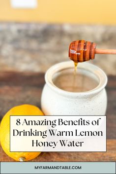 Discover the 8 Amazing Benefits of Drinking Warm Lemon Honey Water! From boosting immunity and aiding digestion to promoting skin health and hydration, this simple drink is packed with natural goodness. Perfect for starting your morning, this lemon honey water recipe helps detoxify, balance pH, and provide an energy boost. Learn how this easy habit can enhance your wellness! #LemonHoneyWater #NaturalRemedies #HealthTips #Wellness Homestead Apothecary, Lemon Honey Water, Elderflower Tea, Honey Lemon Water, Drinking Warm Lemon Water, Improving Digestion, Homemade Strawberry Cake, Boost Drink, Lemon Health Benefits