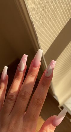 Simple Nail Inspo Coffin, Ying Yang Nails, Simple Acrylic Nails, Glow Nails, Long Acrylic Nails Coffin, Acrylic Nails Coffin Pink, Long Square Acrylic Nails, Acrylic Nails Coffin Short, Summer Acrylic Nails