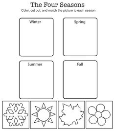 the four seasons worksheet