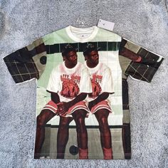 Item: Air Jordan Flight Heritage 85' Printed T-Shirt Men Style Code: Fn5954-133 Condition: 100% Authentic. Brand New With Tags. Never Worn Size: Small Color: White Seller Notes: -100% Trusted Seller. Your Satisfaction Is Very Important To Me! -Orders Before 8am Pst Will Ship Out Same Day; Orders After 8am Pst Will Ship Out Next Business Day, Guaranteed!(Special Requests Available, Please Ask!) -Shipping From California -Bundles Available!!! -All Sales Are Considered Final. Unless, Wrong Item Was Sporty White Printed T-shirt, Streetwear Crew Neck Shirt With All Over Print, Streetwear Shirt With All Over Print And Crew Neck, Crew Neck Shirt With All Over Print For Streetwear, Casual Sports T-shirt With All Over Print, Sporty Short Sleeve T-shirt With All Over Print, Casual Shirt With Sublimation Print For Streetwear, Casual Streetwear Shirt With Sublimation Print, Casual Sports Top With All Over Print