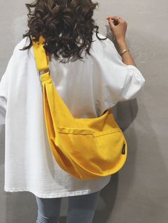 Oversized Hobo Bag Letter Patch Decor Neon Yellow shoulder bag,crossbody bag,belt bag,cross body bag preppy stuff,classic,anime,funny canvas dumpling bag women,ladies,lover,for school travel,work & office,weekend and holiday,school,travel holiday essentials Yellow Casual   Polyester Letter,Plaid,Plain Hobo Bag   Women Bags, size features are:Bust: ,Length: ,Sleeve Length: Dumpling Bag, Casual Crossbody Bag, Hobo Crossbody Bag, Estilo Preppy, Style Japonais, Inspiration Mode, College Outfits, Neon Yellow, Hobo Bag