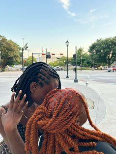 Invisibke locs and styled locs Small Barrel Twist Locs, Loc Bob With Curls, Twist Locs Two Strand, Brown And Black Locs, 2 Stand Twist Locs, Two Tone Locs, Styled Locs, Feminine Locs, Brown Locs