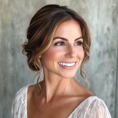 capecod8999 A pretty 45 year old woman with Low Bun with Curl d220b26a a9bc 4e45 a933 0774bd076617 3 Low Bun Curls Wedding Hair, Bridesmaid Side Bun Hairstyles, Wedding Hair Up Do Front View, Low Bun Bridesmaid Hair Front View, Low Bridesmaid Hair, Low Bun Hairstyles Front View, Wedding Hair From The Front View, Bridesmaid Hairstyles Front View, Low Bun Front View