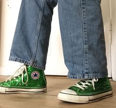 Boty Converse, Converse Shoes Outfit, Sequin Converse, Sup Girl, Diy Vetement