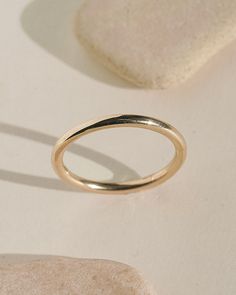 "The circle shall remain unbroken." *Not available in half sizes* These Pure Stacking Rings are absolutely striking in their simplicity. Glowing and dainty, they're perfect as an expression by themselves, or worn as a layered ensemble. Rings are hand forged from 14K Gold Fill or Fine Sterling Silver. Available in sizes 4-11. Minimalist Stainless Steel Ring With Round Band, Gold Oval Stackable Rings With Smooth Bezel, Classic Stainless Steel Round Band Rings, Classic Gold Stackable Rings With Smooth Bezel, Classic Hypoallergenic White Gold Rings, Classic Hypoallergenic Ring Jewelry, Classic Hypoallergenic Jewelry Rings, Hypoallergenic Classic White Gold Rings, Gold Tarnish-resistant Promise Ring Bands