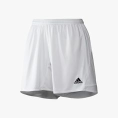 Heat Stays Out Of Your Way When You Wear The Men's Adidas Tiro 13 Shorts. Designed With Breathable Climacool Ventilation, The Soccer Shorts Feature A Drawcord Waist And Contrast Fabric On The Lower Legs. Ventilated Climacool Keeps You Cool And Dry Drawcord On Elastic Waist Contrast Fabric Insert On Lower Back Legs Embroidered Details 100% Polyester Interlock Adidas White Athletic Shorts With Built-in Shorts, Adidas White Athletic Shorts With Moisture-wicking, Adidas White Bottoms With Built-in Shorts, Adidas Sports Shorts, Soccer Shorts, Mens Soccer, Adidas Shorts, White Adidas, Shorts Athletic