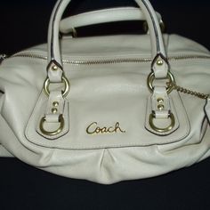 Classy, Classic, Coach! Coach Is The Name Of Statement And Style. Classic, Original, Authentic, Casual, Hip. The "Ashley" Leather Satchel Handbag Says It All And More. What Does It Say About Your Style? The Coach Creed Patch Serial # For This Bag Is: No. C1149-F15446. Features: * Supple Pebbled Leather * Inside Zip, Cell Phone And Multi-Function Pockets * Zip-Top Closure * Coach Hang Tag * Gold Hardware & Signature * Handles With 5" Drop * Detachable Longer Strap For Shoulder Or Cross-Body Wear Vintage Chloe Bag, Coach Designer Satchel In Soft Leather, Designer Coach Satchel In Soft Leather, Designer Coach Soft Leather Satchel, Coach Luxury Soft Leather Satchel, Luxury Coach Satchel In Soft Leather, Luxury Coach Soft Leather Satchel, Coach Satchel, Black Leather Satchel