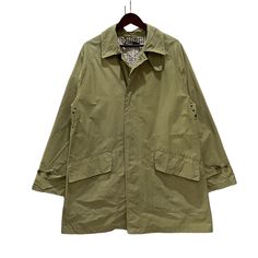 PLEASE ASK ANY QUESTION BEFORE BUYING  THIS IS USED CLOTHING PLEASE DON'T EXPECTED IT TO BE LIKE NEW OR IN PRISTINE CONDITION!! Vintage Polo Ralph Lauren Trench Coat Jacket  Tag Polo RL Material cotton, polyester  Size on tag L  Measures About (Approximately)  -Armpit to Ampit : 22 inch  -Length (back collar down) : 35 inch -Shoulders : 22 inch  -Sleeve Length : 25 inch Condition : used good condition    9/10 **No Tears, No Stains And No Holes** PLEASE READ THE DESCRIPTION AND POLICY BEFORE BUYI Olive Long Sleeve Outdoor Outerwear, Olive Outerwear With Pockets For Outdoor Activities, Olive Long Sleeve Outerwear For Outdoor, Military Style Windbreaker For Spring Outdoor Activities, Military Style Spring Windbreaker For Outdoor, Spring Military Style Windbreaker For Outdoor Activities, Classic Long Sleeve Raincoat For Outdoor, Spring Military Windbreaker For Outdoor Activities, Oversized Khaki Utility Jacket For Outdoor