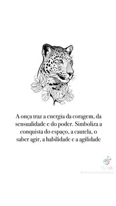 a black and white drawing of a leopard with flowers on it's head, in spanish