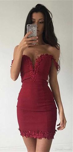 WD0127,Burgundy Off the Shoulder Sheath Homecoming Dress with Applique on Storenvy Burgundy Fitted Dress For Date Night, Burgundy Fitted Mini Bodycon Dress, Fitted Burgundy Mini Bodycon Dress, Fitted Burgundy Knee-length Dress, Fitted Burgundy Dress For Night Out, Burgundy Fitted Mini Dress For Prom, Fitted Burgundy Mini Dress For Prom, Knee-length Burgundy Bodycon Dress, Burgundy Bodycon Dress For Date Night