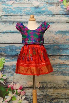 ikkat dress,ikkat kids dress,ikkat kids Pavada,ikkat cotton,ikkat fabric dress for kids,kids Lehenga,kids skirt ikkat,ikkat jacket Long Frocks For Kids, Indian Dresses For Kids, Frocks For Kids, Kids Skirt, Diwali Dresses, Ikkat Dresses, Dress For, Dress For Kids, Kids Lehenga