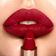 True ruby red matte lipstick Red Matte Lipstick, Red Lipstick Shades, Charlotte Tilbury Lipstick, Red Lipstick Matte, Charlotte Tilbury Matte Revolution, Best Red Lipstick, Opera Theatre, Red Lipstick Makeup, Coffee Book