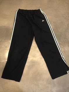 Adidas Vintage 90s Trefoil Blue Nylon Track Pants Leg 3 Stripes large. Condition is "Pre-owned". Shipped with USPS Priority Mail. Adidas Sports Nylon Pants, Adidas Nylon Sports Pants, Adidas Nylon Bottoms For Streetwear, Casual Adidas Nylon Pants, Casual Nylon Adidas Pants, Adidas Black Nylon Bottoms, Black Nylon Adidas Bottoms, Adidas Pants Outfit, Vintage Adidas Track Pants