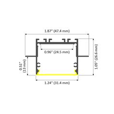 an image of the width of a door frame with measurements for each side and top