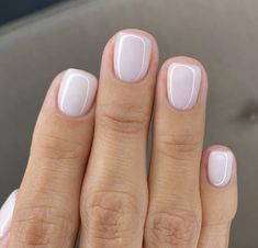 Milky Nails, Short Gel Nails, Bride Nails, Shellac Nails, Nails 2023, White Nail