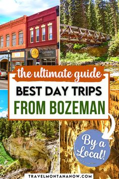 Ultimate Guide for the Best Day Trips From Bozeman, Montana: By a Local Flathead Lake Montana, Yellowstone Montana, Montana Lakes, Livingston Montana