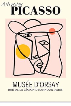 a poster with the words musee d'orsay on it