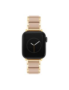 Rubberized Link Bracelet Band for Apple Watch® Styling Apple Watch Women, Womens Apple Watch Band, Dressy Apple Watch Bands Women, Stylish Apple Watch Band Women, Women’s Apple Watch, Timeless Gold Apple Watch Band For Formal Occasions, Modern Gold Apple Watch Band With Bracelet Strap, Apple Watch Style Women, Modern Gold Apple Watch Band With Polished Finish