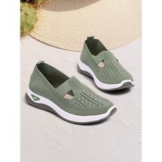 Category:Sneakers; Upper Materials:Knit; Heel Type:Wedge; Gender:Women's; Toe Shape:Round Toe; Style:Casual,Comfort,Minimalism; Outsole Materials:Rubber; Occasion:Daily,Mother's Day,Travel,Outdoor; Closure Type:Loafer; Listing Date:08/13/2024; Production mode:External procurement; 2024 Trends:Comfort Shoes; Size chart date source:Provided by Supplier.; Heel Height(inch):1.57 2024 Trends, Comfort Shoes, Sneakers Online, Athletic Sneakers, Heel Type, Red Purple, Arch Support, Women's Sneakers, Comfortable Shoes