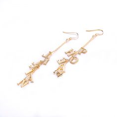 This pair of  name earrings is a fun way to add some personality to your outfit. With your name design, this ear hooks inspire a simple elegance full of joy and love. Personalized it with the name of your choice!Weight: 1.32 gHeight: 70 mmMaterial: 925 SilverPlating Color: Silver, Yellow Gold, Rose Gold Personalized Gold Dangle Earrings, Custom Name Dangle Earrings, Skirts Pattern, Silver Earrings Online, Letter Earrings, Name Earrings, Filigree Earrings, Women's Skirts, Online Earrings