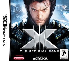 the coverart for x - men the official game, featuring wolverineman and other characters