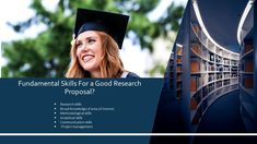 a woman wearing a graduation cap and gown in front of a bookcase with the words, what is it?