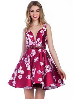 Printing Short Homecoming Dresses,A-line Homecoming Dress Unique,Short Homecoming Dress Simple,HC00033 Floral Homecoming Dresses, Homecoming Dresses For Teens, Simple Homecoming Dresses, Homecoming Dress Short, Short Homecoming Dresses, 16 Dress, Two Piece Homecoming Dress, Short Homecoming Dress, Lace Homecoming Dresses