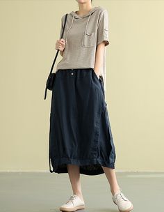 Elastic Waist Women Skirts Summer Simple Skirt,Organza fabric,soft and breathy,comfy and make you looks grace with this women Linen skirts.also could be made with any size. Material:Linen Size(CM): Waist:66-90 cm,length: 73-79 cm,hipline:120 cm Measuring Method: Click to view the measurement method Shipping: we ship worldwide the USPS takes about 10-15 days if you want a express shipping,please contact with us Payment: we accept payment by PayPal and credit card.if you would like paid by credit Casual Summer Skirt With Loosely Fitted Hips, Casual Spring Skirt With Loosely Fitted Hips, Casual Long Skirt With Loosely Fitted Hips, Baggy Long Blue Skirt, Baggy Blue Long Skirt, Blue Baggy Long Skirt, Casual Solid Color Baggy Maxi Skirt, Casual Blue Maxi Skirt, Casual Baggy Maxi Skirt