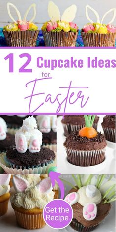 twelve cupcake ideas for easter