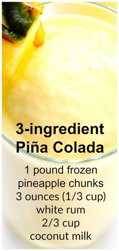 Pina Colada Recipe, Happy Drink, Summertime Drinks, Boozy Drinks, Drinks Alcohol, Fancy Drinks, Mixed Drinks Recipes