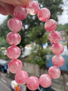 Material:pink rhodonite beads  size :Approx 14mm   quantity: one strand  6mm approx 29 pcs one strands 7mm approx25 pcs one strands 8mm approx 22 pcs one strands 9mm approx 21pcs one strands 10mm approx 19 pcs one strands 11mm approx 18pcs one strands 12mm approx 16 pcs one strands 13mm approx 16 pcs one strands 14mm approx 15 pcs one strands 15mm approx 14pcs one strands 16mm approx 14 pcs one strands 17mm approx 13pcs one strands 18mm approx 13pcs one strands 19mm approx 12pcs one strands 20mm Pink Crystal Bracelet Gift, Pink Round Crystal Bracelet Gift, Pink Gemstone Beads Bracelets For Healing, Pink Crystal Bracelet With Natural Round Beads, Spiritual Pink Hand-strung Crystal Bracelet, Pink Crystal Bracelet With Natural Stones, Pink Crystal Bracelet With Round Natural Stones, Pink Round Spiritual Beaded Bracelets, Pink Round Beads Crystal Bracelet For Spiritual