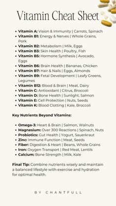 #follow #blog #health Womens Holistic Health, Vitamins Cheat Sheet, Health Cheat Sheet, Better Health Lifestyle, Supplement Cheat Sheet, Gut Health Vitamins, Health Hacks For Women, Holistic Health Recipes, Skin Health Tips