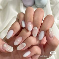 Shape Nails, Hello Nails, Nails Cute, Gel Nails Diy, Simple Gel Nails, Almond Shape Nails, Blush Nails, Classy Acrylic Nails, Really Cute Nails