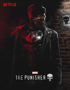 the poster for netflix's upcoming series, the punisher