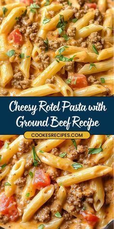 This Creamy Rotel Pasta with Ground Beef is a flavorful, cheesy dinner made with penne, Rotel tomatoes, and a creamy sauce. Perfect for weeknights, it’s ready in just 30 minutes! Easy Cheap Recipes Budget, Ground Beef Recipes With Velveeta Cheese, Western Meals Dinners, Cheap Dinners For Couples, Super Yummy Dinner Ideas, Rotel Tomato Recipes, Rotel With Ground Beef, Easy Dinner 5 Ingredients Or Less, Quick Easy Meals For Dinner On A Budget