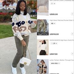 Shein Fall Outfits Baddie, Shein Inspired Outfits Fall, Shein Winter Outfits Black Women, Fall Outfits Black Women Shein, Shein Fall Outfits Black Women, Shein Outfits For School, Shein Cart, Teaching Fits