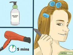 How to Use Velcro Rollers: 12 Steps (with Pictures) - wikiHow Curly Hair Hairstyles Aesthetic, Long Hair For Black Women, Hair For Long Hair, Hair For Short Hair, Curtain Bangs Hairstyles