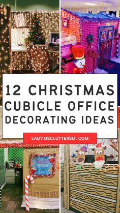 christmas cubicle office decorating ideas that are easy to do and fun for kids