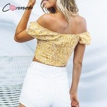 FREE SHIPPING Vintage Casual Print Women Crop Tops and Blouse Fashion Puff Sleeve Short Shirt Female Holiday Mujer Blusa Feminina JKP2607 Women Crop Tops, Short Shirt, Short Models, Shirt Female, Top Outfit, Floral Sleeve, Crop Top Outfits, Vintage Casual, Short Shirts