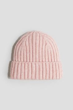 Soft  rib-knit hat with foldover cuff. Boys Winter Hats, Boys Beanie, Baby Boy Accessories, Pink Kids, Pet Bottle, Knit Hat, Synthetic Fiber, Baby Hats, Beanie Hats