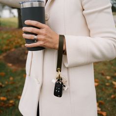 Not sure about you, but we could definitely use an extra hand most of the time. Why dedicate an entire hand to keeping up with keys? Find freedom in the form of leather and brass. Pair with our card wallet for the ultimate grab-and-go convenience without sacrificing style. Handcrafted in Greenville, South Carolina. Minimalist Clutch, Wallet Craft, Leather And Brass, Greenville South Carolina, Veg Tan Leather, Leather Bag Women, Style Crush, Leather Wristlet, Classic Leather