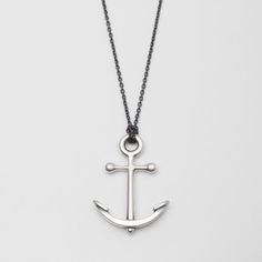 Inspired by our seaside home, the anchor is a symbol of Hope. Hoist this little anchor pendant around your neck and set sail on a new adventure.Sterling silver pendant on an 19 inch sterling silver chain. Anchor measures approximately 1-1/2 by 1-1/8 inches. Gift boxed.Add gift wrap to to your purchase and make a special gift even more special. We use deluxe, screen printed wrapping paper, hand printed in Tennessee on 100% recycled 40lb. paper. We tie up your package with jute string and add a wa Seaside Home, Nautical Necklace, Anchor Pendant, Anchor Necklace, Coffee Heart, Nautical Jewelry, Hope Symbol, New Adventure, Jewelry For Men