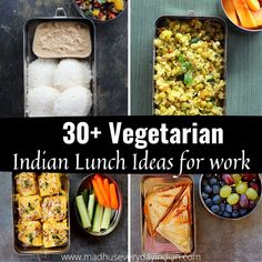 30+ Vegetarian Lunch Ideas for Work (Indian) Indian Meal Prep Vegetarian, Indian Food Lunch Box Ideas, Lunch Ideas For Work Indian, Indian Lunch Box Ideas For Work, Healthy Sandwiches For Lunch To Work, Indian Lunch Ideas Vegetarian, Lunch Box Recipes Indian For Office, Lunch Box Ideas Indian, Indian Lunch Box Ideas