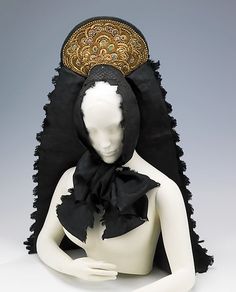 Headdress | German (Bavarian) | The Met Motif Soutache, German Folk, Costume Collection, Folk Costume, Metropolitan Museum Of Art, Metropolitan Museum